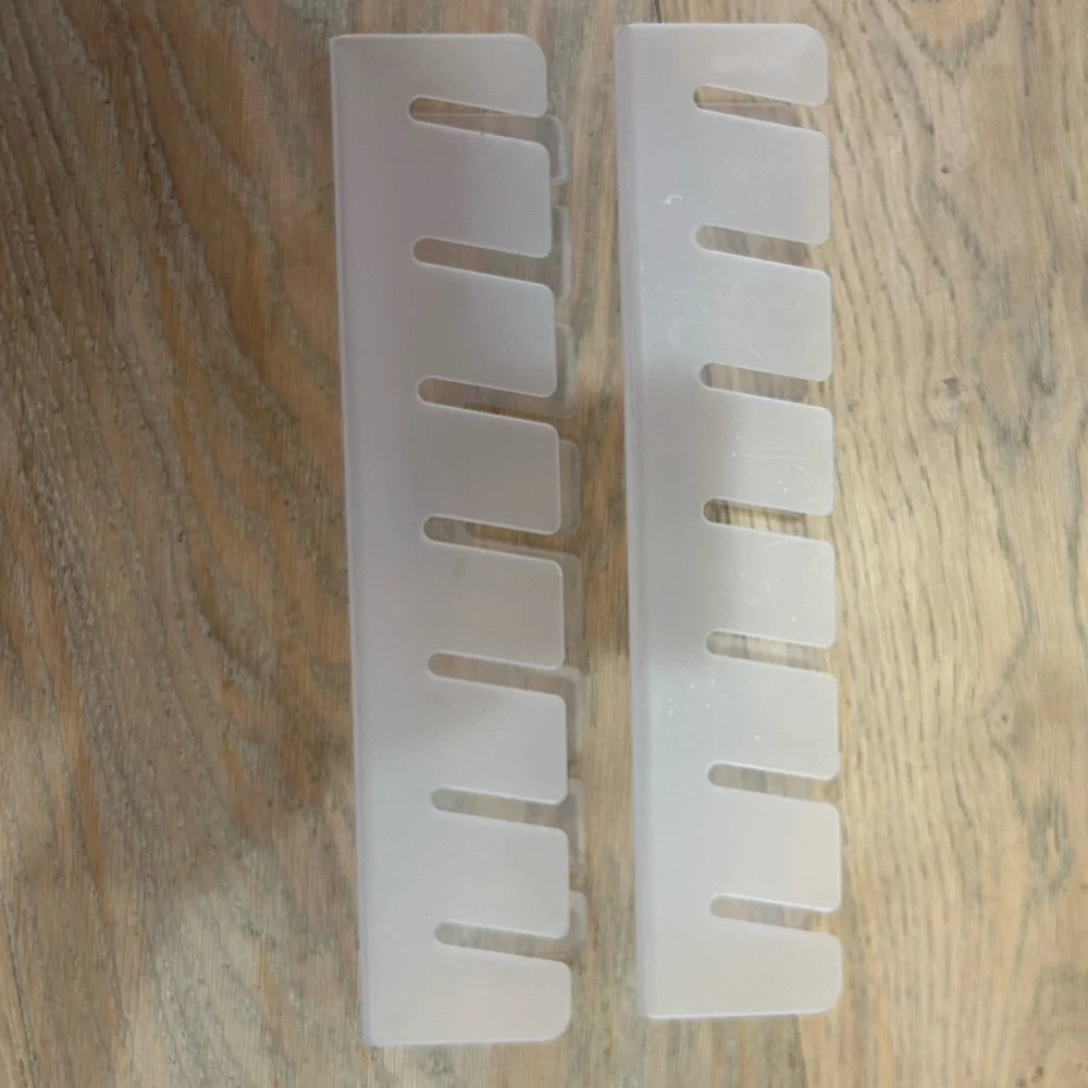 Clear Frosted Plastic Hat Organizer - Set of 2